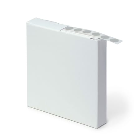 Globe Scientific Label Rolls, Cryo, 9.5mm Dots, for 0.5-1.5mL Tubes, Silver, 1000PK LCR-95SL